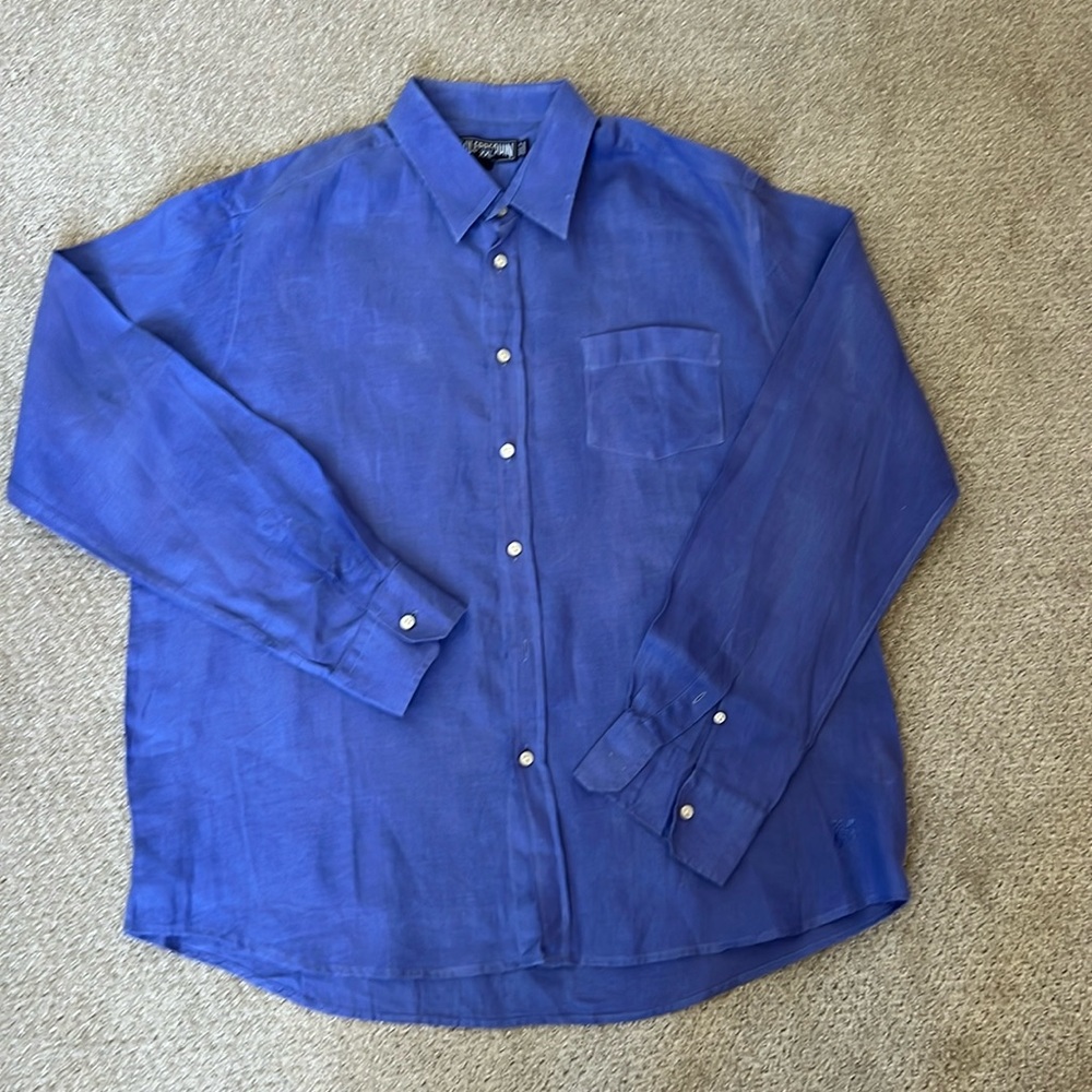 Vilebrequin Men’s Linen Button Down Sz‎ XXL